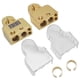 thumbnail image 2 of Kit de conectores de terminales de batería de automóvil con pantalla de voltímetro digital Stardand calibre 0/4/8/10 AWG dorado, 2 of 15