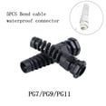 thumbnail image 3 of 5Pc Waterproof M12 Cable Gland Connector Flexible Spiral Strain Relief Protector, 3 of 3