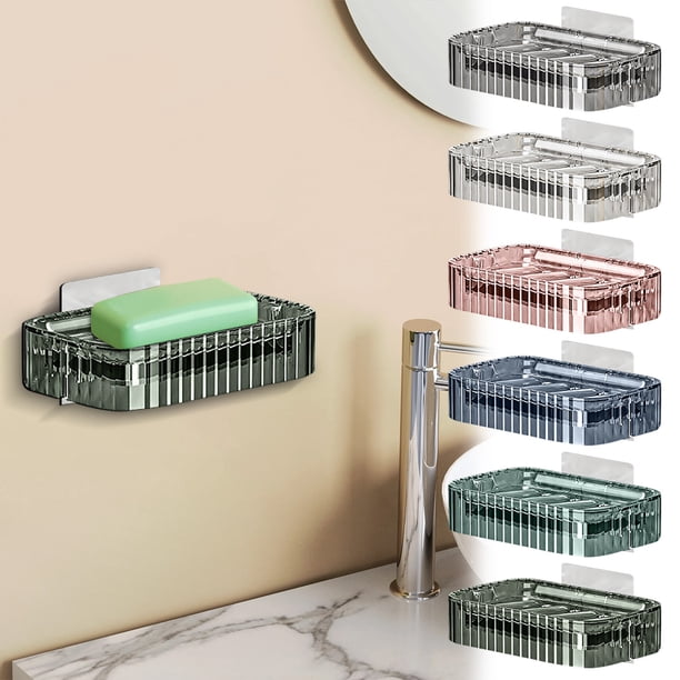 Ganfancp Caja de Jabón con Diseño Glaciar Caja de Jabón de Pared para Dos Lavanderías Caja de Jabón de Pared para El Hogar Rebajas Flash Deals Caja de Jabón X 1