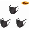 thumbnail image 4 of 3 Pack - Black Face Covers - Multi-Use, Safe, Outdoor Face Shield - Quality Tested in America - Fashion, Style, Men’s & Women’s - Boil Easily for Multi Use - LX Lotus, 4 of 5