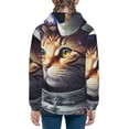 thumbnail image 6 of Rocae Astronaut Cat for Zip Up Hoodies for Teen Sweatshirt with Hood-Medium, 6 of 6