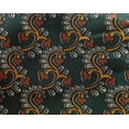 thumbnail image 4 of oneOone Georgette Viscose Fabric Spiral & Floral Block Printed Fabric 1 Yard 42 Inch Wide, 4 of 4