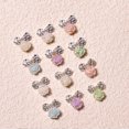 thumbnail image 7 of dianhelloya 10Pcs Nail Charms Shining Easy Paste Three-dimensional Luxurious Detachable Manicure Decor Nail-Beauty Camellia Nail Art White, 7 of 7