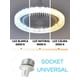 thumbnail image 4 of Lámpara de Techo Dosyu Blanco con Ventilador y Control Remoto 3 Velocidades, 4 of 9