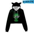 thumbnail image 4 of Stray Crop Top Cat Ears Hoodie Women Cat Ear Kids Sweatshirt K-pop Hip-hop Fans Hoodies, 4 of 4