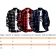 thumbnail image 2 of Camisa A Cuadros Informal De Manga Larga Para Hombre, 2 of 8