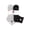 Multi (White, Grey, Black), variant on Women’s Wear 360 Cushioned Ankle Socks, 8 Pack, Sizes 4-10