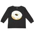 thumbnail image 3 of Inktastic White Donut with Sprinkles Boys or Girls Long Sleeve Toddler T-Shirt, 3 of 5