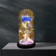 thumbnail image 1 of La cubierta de cristal florece la lámpara LED artificial con pilas de la luz LED de Rose para las mujeres, 1 of 6