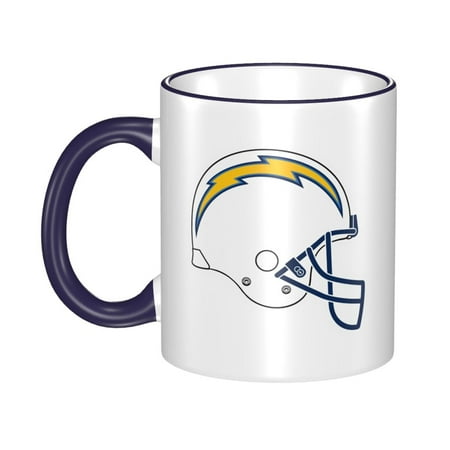 

Los_Angeles_Chargers 11 Oz Originality Coffee Mugs Large Water Mugs With Handle Porcelain Coffee Cup Thank You Gifts For Mom Dad And Friends Navy Blue