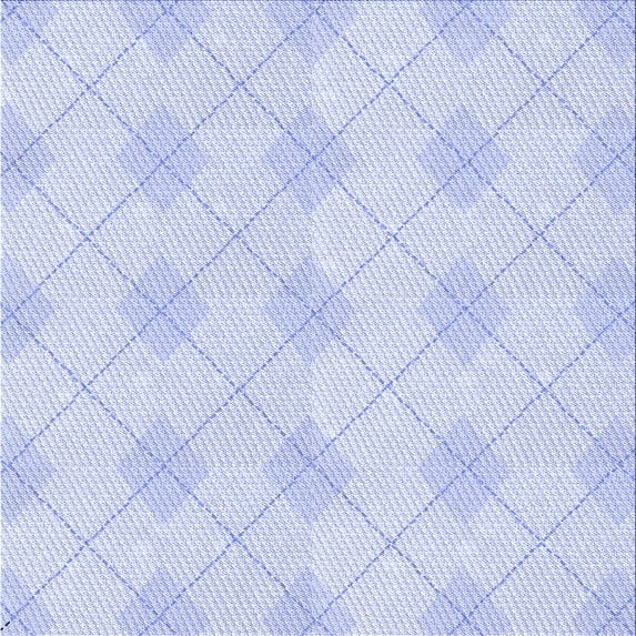 Ahgly Company Indoor Square Patterned Lavender Blue Area Rugs, 6' Square