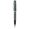 thumbnail image 4 of Xezo Incognito™ Diamond-Cut Lacquered Brass Fountain Pen (Fine Nib) - Zinc Green, 4 of 5