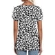thumbnail image 5 of Puntoco - Camiseta de manga corta con cuello en V para mujer, holgada, informal, de verano Puntoco Puntoco-9014, 5 of 7