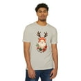 thumbnail image 3 of Enchanted Forest Santa: Festive Holiday Tee- Unisex CVC Jersey T-shirt, 3 of 4