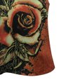 thumbnail image 5 of Women Tank Tops Summer Casual Ribbed Sleeveless Basic 3D Rose Print Cami Top Slim Henley Lace V Neck Blouses, 5 of 6
