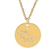 thumbnail image 1 of Dvkptbk Porte-Brosse à Dents 12 Constellations Collier en Acier Titane Mode, 1 of 1