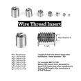 thumbnail image 4 of 116 Pieces Helical Threaded Inserts with Storage Box - M3/M4/M5/M6/M8/M10/M12, 4 of 5