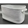 thumbnail image 7 of CHERISHGARD 5.7 Gallon Storage Basket for Shelves, 14.7x 8.8x9.8 Inch，Laundry Basket for Closet,Woven Nursery Cotton Rope Baskets for Storage, 7 of 7