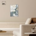 thumbnail image 3 of Mist Green Abstract Canvas Wall Art by Art Remedy, Silver Floater Frame, 16"x24", 3 of 7