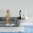 thumbnail image 2 of Estatua de resina, alce, ciervo, escultura de cerámica, jirafa, adorno dorado, decoración artística hecha a mano, ideal para regalar, decoración del h, 2 of 8