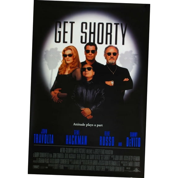 Get Shorty Movie Poster Entertainment Decor Art Poster 24x36 Unframed, Age: Adults, Rectangle Poster Time