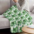thumbnail image 3 of St Patricks Day Blanket Soft Cozy Warm Throw Blanket for Couch, Plush Fuzzy Flannel Fleece Blankets for Sofa, Spring Watercolor Green Shamrock Bed Blankets Lightweight Gifts for Women, 40"x60", 3 of 9