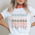 thumbnail image 4 of Mama Graphic T-Shirt for Women - Retro Aesthetic, Leopard Print, Boho Vintage Style, 4 of 6