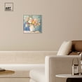 thumbnail image 3 of Vase Of Spring Flowers Chic Farmhouse Canvas Wall Art by Art Remedy, Silver Floater Frame, 16"x16", 3 of 7