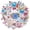 1A-35pcs, variant on 35pcs-70pcs Colorful Stationery Stickers Butterfly PVC Stickers Floral DIY Stickers for Laptops Suitcase Phone