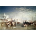 thumbnail image 2 of Turner, Joseph M.W. 24x17 Gold Ornate Wood Framed with Double Matting Museum Art Print Titled - Canal Della Giudecca, Venice, 2 of 4