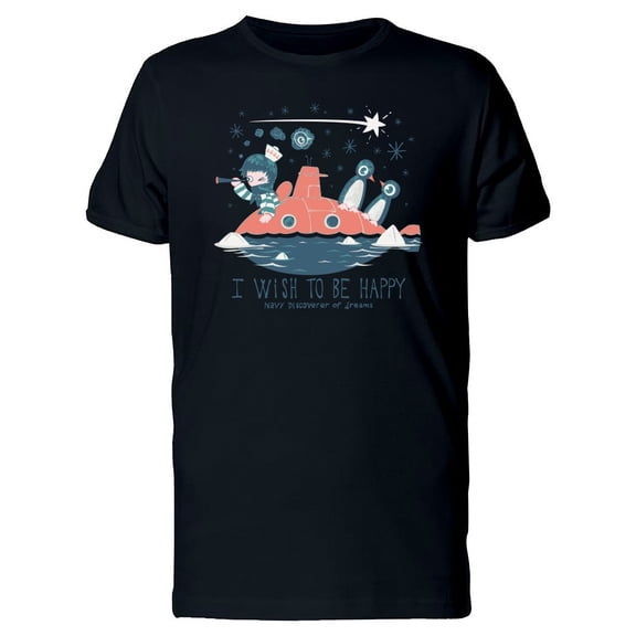 I Wish To Be Happy Sailor Tee Men's -Image by Shutterstock