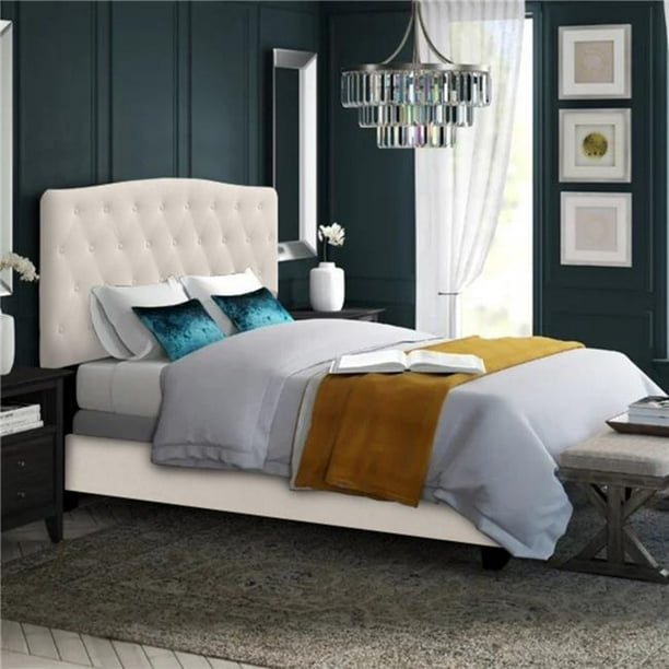 Cassandra upholstered low profile standard bed deals