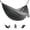 Gray, variant on Camping Hammock Lightweight, Portable Hammocks Parachute Hammock with Two Tree Straps, Single or Double Travel Swing Nylon Camp Hammocks