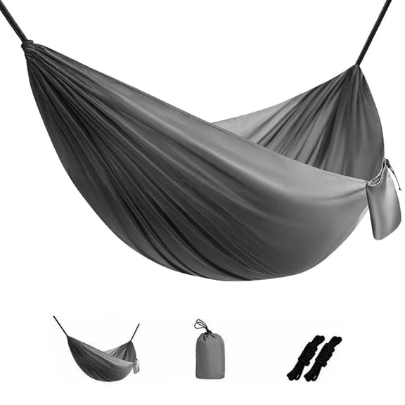 Camping Hammock Lightweight, Portable Hammocks Parachute Hammock with Two Tree Straps, Single or Double Travel Swing Nylon Camp Hammocks
