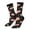 3 Black, variant on Popcorn Print Adult Socks for Men & Women,Calf Socks, Ankle Socks,Boots Socks,Breathable Casual Sock,Unisex Crew Socks