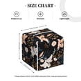 thumbnail image 3 of Picia Lilies Flowers Pattern Tissue Box Cover,PVC Leather Square Holder,Tissue Box Holder with Magnetic Bottom,Facial Paper Organizer Dispenser-5.2"X5.2"X5.2", 3 of 8