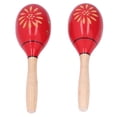 thumbnail image 4 of Maracas, Instrumento De Percusión Maracas De Madera Bola De Arena De Madera Roja Tallada Para Juegos Para Conciertos Para Fiestas ANGGREK Otros, 4 of 8