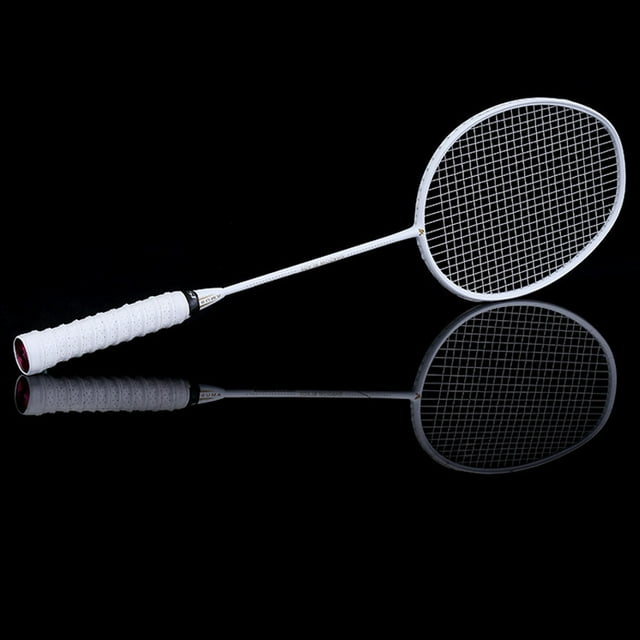 CAROOTU Graphite Single Badminton Racquet Professional Carbon Fiber Badminton Racket with Carrying Bag