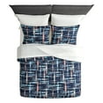 thumbnail image 3 of Wilson Brushstroke 5 Piece Bed in a Bag Twin, Blue, 3 of 8