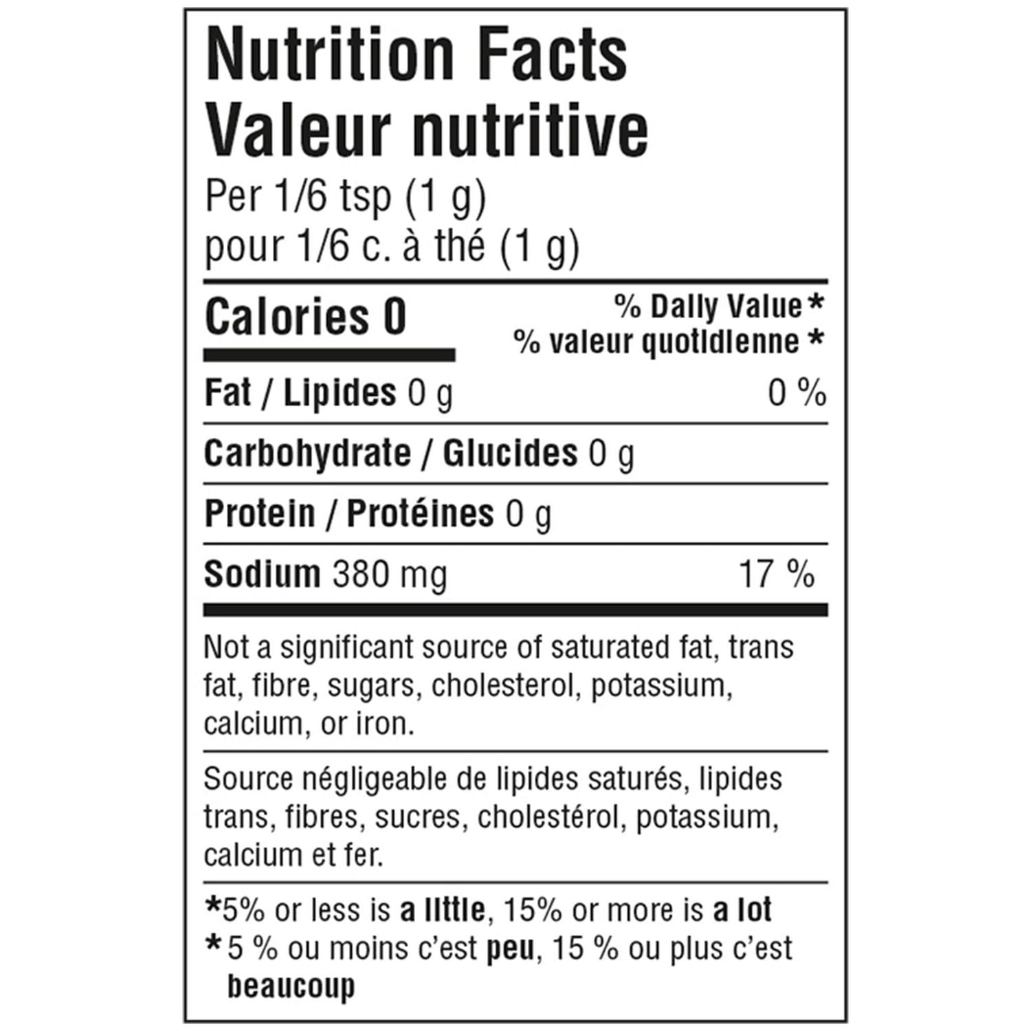 Sel iodé et poivre Great Value Poivre noir 35 g, Sel iodé 113 g