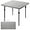 Grey, variant on FanttikOutdoor 34" Square Folding Card Table, Two Heights Adjustable, Max Load 200 lbs, Portable Table with Lock Button, for Indoor/Outdoor, Home, Parties, Picnics, Puzzle, Grey Zeta S4 Pro