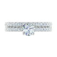 thumbnail image 3 of 1.45 Carat Prong Set Diamond Bridal Ring Set in 14K White Gold (Ring Size 8.75) (I1-I2 Clarity), 3 of 5