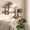 Rustic Brown + Black-2, variant on Wall Mounted Floating Shelves Black 2 Count 2-Tier Storage for Living Room Bedroom Bathroom Kitchen