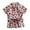 Red, variant on LUOGENLI Toddler Boys Summer Cozy Colored Patchwork Printed Short Sleeved Tops and Shorts 2Pc Children's Suit Maxi Boysuit Sets Boys 2 Piece Outfits Plus Size Dark Green 5-6 Years