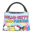 thumbnail image 2 of Lsque Sanrio Pattern Portable Insulation Lunch Bag, Insulated Food Delivery Bag, Meal Grocery Tote Insulation Bag Large Capacity Reusable Warming Bag, 2 of 9