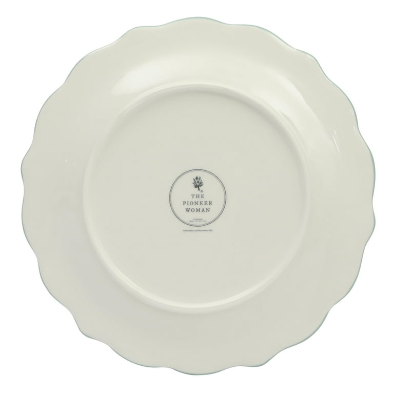 The Pioneer Woman Ainsley 12-Piece Dinnerware Set, Sage Blue photo 8