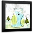 thumbnail image 1 of Ogren, Sarah 12x12 Black Modern Framed Museum Art Print Titled - Bear II, 1 of 5