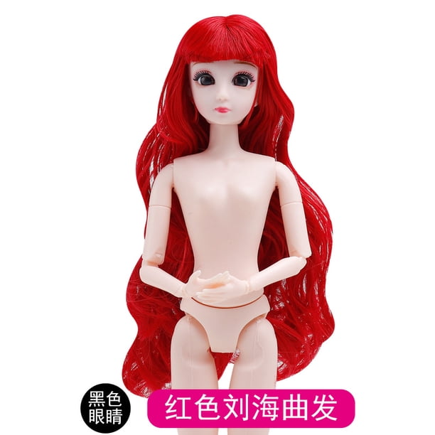 30厘米素体裸娃换装6分娃bjd改妆素材白肌20关节蛋糕模型烘焙批发as the picture单买头部(没有身体) Deng Xun unisex