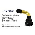 thumbnail image 1 of BUYISI 4Pcs Rubber Angle Valve For Tubeless Tires Nipple For Tubeless Disc Wheel Nipple (Pvr40/Pvr50/Pvr60/Pvr70), 1 of 5