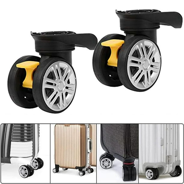 Replacement Luggage Wheels 2Pair Suitcase Wheels Swivel Casters